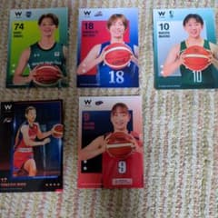 女子バスケットボール選手カードセット - メルカリ