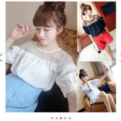シースルーフリルトップスのサムネイル