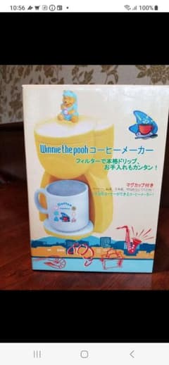 新品未使用 プーさん コーヒーメーカー 一人用 ディズニーのサムネイル