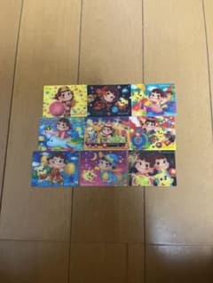不二家 ペコちゃん シール まとめ売り 9枚 レトロ 3Dのサムネイル