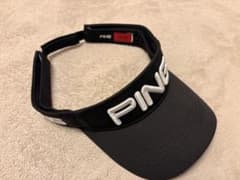 PING ゴルフ バイザー ブラックのサムネイル