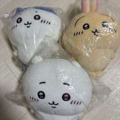 もちっとぬいぐるみS ちいかわ ハチワレ うさぎ 3点セット 初版 初期生産のサムネイル