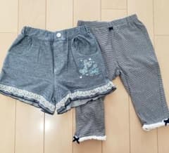 ともにゃん様専用　マザウェイズ　ショートパンツ　レギンスセットのサムネイル