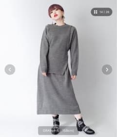 OSMOSISレイヤードニットワンピースのサムネイル
