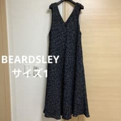 BEARDSLEY ビアズリー ツイードフレアーワンピース ジャンスカ BEARDSLEY（ビアズリー）の「ドットツイードフレアーワンピース