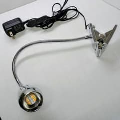 フレキシブルアーム LEDデスクライト クロームのサムネイル