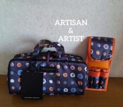 ARTISAN&ARTIST* ブラシケース付きバッグ型ハンドル付ポーチ - メルカリ