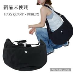 新品未使用】MARY QUANT × PUBLUX ショルダーバッグ ブラック - メルカリ