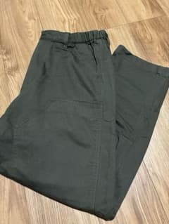 美品！ UNIQLO イージーワークパンツ ダークグリーン Sサイズ ＋J