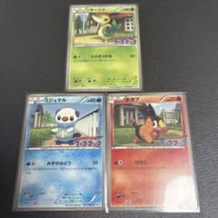 BW 御三家 プロモカード ミジュマル ポカブ ツタージャ BW-P 3枚セット