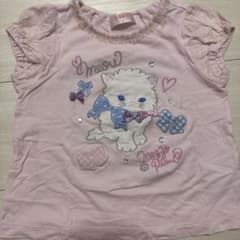 mezzo piano メゾピアノ 猫 Tシャツ 100のサムネイル