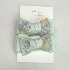 No.397 ハンドメイド キッズ ヘアゴム リバティプリント - メルカリ