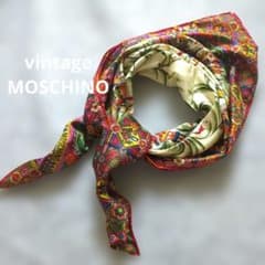 MOSCHINO モスキーノ ヴィンテージ スカーフ vintage - メルカリ