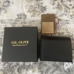 MR. OLIVE 二つ折り財布 ME120P NEAT WALLET ブラック | Mercari