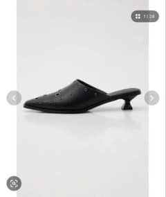 LAGUA GEM EYELET KITTEN HEEL Mules