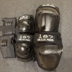 187 KILLER PADS プロテクターセット ブラックのサムネイル