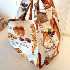 再入荷❗️カフェ&ベーカリー　マルシェバッグ　コンビニ用サイズのサムネイル