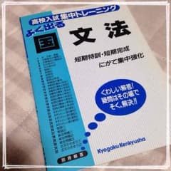 高校入試 教学研究社 集中トレーニング 『国文法』のサムネイル