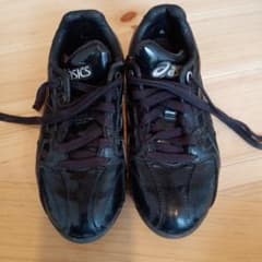 ASICS ブラック スパイクシューズ21cmのサムネイル