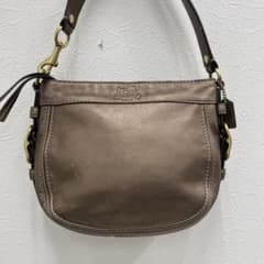4711 COACH コーチ 41864 ワンショルダー ブロンズ ミニバッグ - メルカリ
