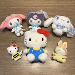 サンリオ ぬいぐるみセット マイメロ クロミ シナモンロール キティ
