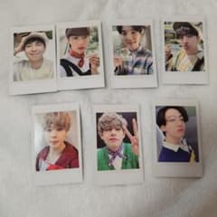 BTS シーグリ2021 防弾少年団 チェキ風フォトカード 7枚セットのサムネイル