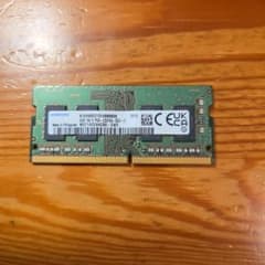 Samsung 4GB DDR4 SO-DIMM 3200Mhzメモリーのサムネイル
