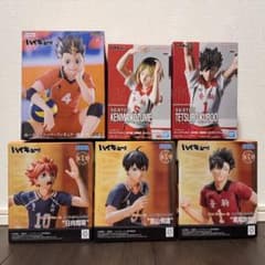 ハイキュー!! フィギュア 6体セット まとめ売り - メルカリ
