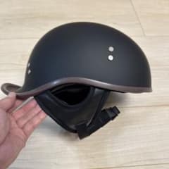 h*m様 早いもの勝ちマットブラック 半帽ヘルメットのサムネイル