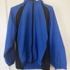 Nike ナイロンジャケット 青/黒　90s トラックジャケットのサムネイル
