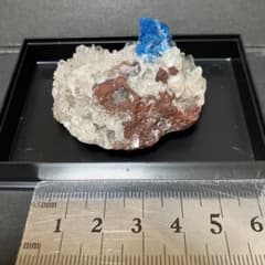 ②カバンシ石 カバンサイト 標本 原石 天然石 鉱物 鉱石 青 ブルー