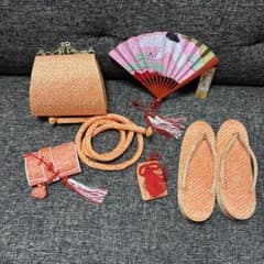 七五三 7歳用 帯締め 草履 バッグ 扇子 セット - メルカリ