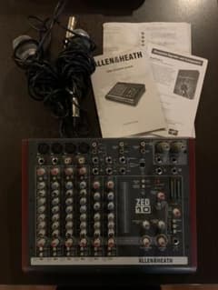 ALLEN&HEATH ZED-10 ミキサー　おまけマイク2本付きのサムネイル