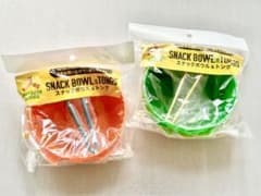 【非売品×三ツ矢】スナックボウル＆トング キャンプ アウトドアに♪のサムネイル