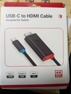 Nintendo Switch用 USB-C to HDMI 変換ケーブルのサムネイル