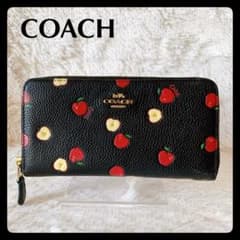 国内限定品✨️COACH希少 りんご アップル 長財布 ラウンドファスナー