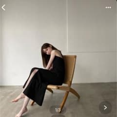 maisoncelon  thin cami linen dressのサムネイル