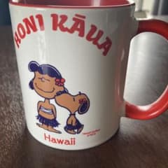 ハワイ限定　日焼けスヌーピー　マグカップ　赤のサムネイル