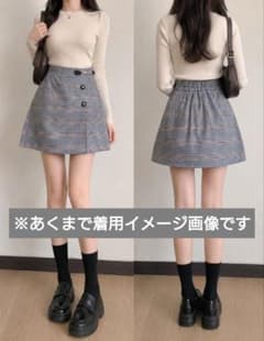 INGNI チェック柄プリーツミニスカート 訳あり商品のサムネイル