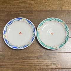 幾何文色絵変わり　皿　プレート　洋食皿　九谷焼　前田敦子 幾何文色絵変わり 皿 プレート 洋食皿 九谷焼 前田敦子 - メルカリ