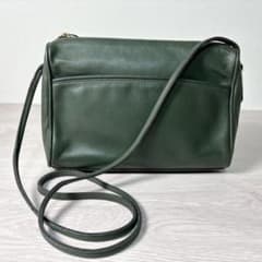 ✨美品✨COACH オールドコーチ ショルダーバッグ グリーン 斜めがけ 