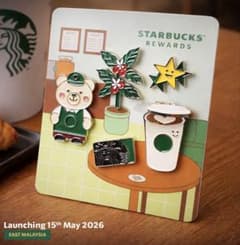 カストーディアルピンバッジ ⭐︎ 非売品 海外スタバ！マレーシア非売品 ピンバッジセット - メルカリ