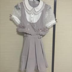 LIZLISA セットアップライクチェックワンピース　リボン無し❌のサムネイル