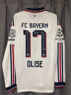 新品未使用 FCBM OLISE 17 長袖 ユニフォーム　Sサイズ FC Bayern 17 OLISE ユニフォーム 長袖 L オーセンティック - メルカリ