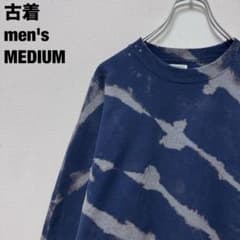 Hanes 헤인스 스웨트 블리치 가공 참신 디자인 화려한 감색 M 헌옷