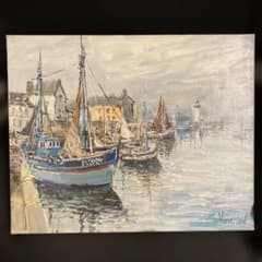 Van Lod ヴァン・ロッド　油彩画 サイン入り キブロン Van Lod ヴァン・ロッド 油彩画 サイン入り キブロン - メルカリ