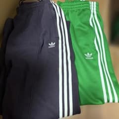 ＊*＊様 adidas トレフォイル メンズジャージ パンツ パープル　グリーンのサムネイル