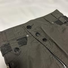 Maison Gilfy 巻きミニスカート グレー 24インチのサムネイル