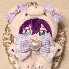 いつぬい リボン ぬい服 あんスタ 紫 ちびぐるみ にじぱぺ ぬいぐるみ