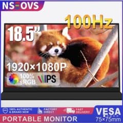 新品未使用NSEOVS 18.5インチ ポータブルモニターFHDモバイルモニター